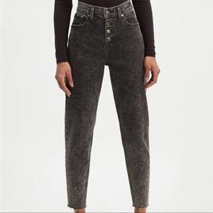 *SALE* Levis Mom Jeans with Exposed Button Fly in Far Fetched